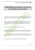 ILRLR3300 Exam Questions And Answers &vert;Latest 2025 &vert; Guaranteed Pass&period;