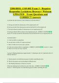 2208-BIOL-1345-002 Exam 3 - Requires  Respondus Lockdown Browser&plus; Webcam  UPDATED    Exam Questions and  CORRECT Answers