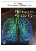 Test Bank - Human Anatomy, 9th Edition by Marieb