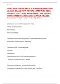 NURS 8024 PHARM EXAM 3 &lpar;ANTIMICROBIAL PART 2&rpar; 2025&vert; BRAND NEW ACTUAL EXAM WITH 100&percnt; VERIFIED QUESTIONS AND CORRECT SOLUTIONS&vert; GUARANTEED VALUE PACK&vert; ACE YOUR GRADES&period;