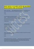 MAT QUIZ &num;1 EXAMS WITH QUALIFIED QUESTIONS AND ANSWERS&period;
