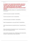 NJ PERMIT TEST QUESTIONS&sol;ANSWERS &lpar;MULTIPLE CHOICE&rpar; 2025&vert; BRAND NEW ACTUAL EXAM WITH 100&percnt; VERIFIED QUESTIONS AND CORRECT SOLUTIONS&vert; GUARANTEED VALUE PACK&vert; ACE YOUR GRADES&period;