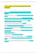NU131 EXAM 3 ACTUAL EXAM QUESTIONS AND ANSWERS