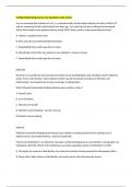 Certified Nephrology Nurse Test Questions Fully Solved 