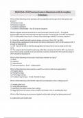 NBSTSA CST Practice Exam A Questions with Complete Solutions