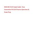 HESI RN NGN Study Guide &vert; Next Generation NCLEX Practice Questions & Exam Prep
