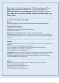 Title&colon; Florida Funeral Laws & Rules&colon; Comprehensive Revision Test