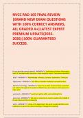 NVCC RAD 105 FINAL REVIEW &vert;BRAND NEW EXAM QUESTIONS WITH 100&percnt; CORRECT ANSWERS&comma; ALL GRADED A&plus;&vert;LATEST EXPERT PREMIUM UPDATE&lpar;2025-2026&rpar;&vert;100&percnt; GUARANTEED SUCCESS&period;
