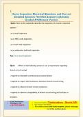 Home Inspection Electrical Questions and Correct  Detailed Answers &lpar;Verified Answers&rpar; &vert;&vert;Already  Graded A&plus;&vert;&vert;Newest Version