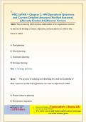 HRCI aPHR Certification Exam Questions and Correct Detailed Answers &lpar;Verified Answers&rpar; &vert;&vert;Already Graded A&plus;&vert;&vert;Newest Versi