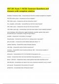 ENT 201 Exam 1&colon; NCSU&colon; Sorenson Questions and Answers with complete solution