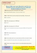 Illinois CNA state exam Questions and Correct  Detailed Answers &lpar;Verified Answers&rpar; &vert;&vert;Already  Graded A&plus;&vert;&vert;Newest Version