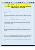 Troy BUS 6600 Exam Questions and Correct Answers &lpar;100&percnt;COMPLETE ANSWERS&rpar; ALREADY GRADED A&plus; 100&percnt; satisfaction guaranteed