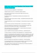 CCRI micro exam 2 vito Questions And Answers With Verified Study Quiz
