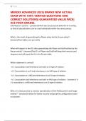MENDIX ADVANCED 2025&vert; BRAND NEW ACTUAL EXAM WITH 100&percnt; VERIFIED QUESTIONS AND CORRECT SOLUTIONS&vert; GUARANTEED VALUE PACK&vert; ACE YOUR GRADES&period;