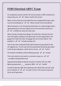 IYRS Electrical ABYC Exam Questions With Correct Verified Complete Solutions