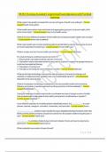 HOSA Nursing Assistant Competition Exam Questions with Verified Answers&period;