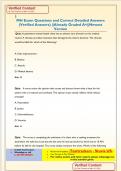 MH Exam Questions and Correct Detailed Answers  &lpar;Verified Answers&rpar; &vert;&vert;Already Graded A&plus;&vert;&vert;Newest  Version