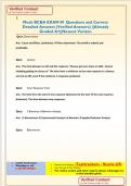 BCBA Exam  Questions and Correct Detailed Answers &lpar;Verified Answers&rpar; &vert;&vert;Already Graded A&plus;&vert;&vert;Newest Version