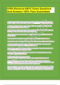 IYRS Electrical ABYC Exam Questions  And Answers 100&percnt; Pass Guaranteed