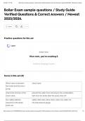 Boiler Exam sample questions &sol; Study Guide Verified Questions & Correct Answers &sol; Newest 2025&sol;2026&period;