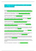 AFSB 151 Final Exam&vert; 180 Questions with Complete  Solutions &lpar;Verified&rpar;