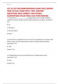 ICC U2 UST DECOMMISSIONING EXAM 2025&vert; BRAND NEW ACTUAL EXAM WITH 100&percnt; VERIFIED QUESTIONS AND CORRECT SOLUTIONS&vert; GUARANTEED VALUE PACK&vert; ACE YOUR GRADES&period;