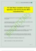 NC Safe Plates cumulative Set Exam Questions And Answers &vert;Latest 2025 &vert; Guaranteed Pass&period;
