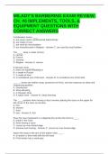 MILADY'S BARBERING EXAM REVIEW&colon; CH&period; &num;6 IMPLEMENTS&comma; TOOLS&comma; & EQUIPMENT QUESTIONS WITH CORRECT ANSWERS