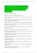  MILADY STANDARD BARBERING SAMPLE STATE BOARD TEST &num;2 QUESTIONS WITH COMPLETE ANSWERS