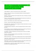 MILADY STANDARD BARBERING CH 18 EXAM QUESTIONS WITH COMPLETE SOLUTIONS