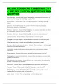 MILADY STANDARD BARBERING CH 2 - LIFE SKILLS EXAM QUESTIONS AND ANSWERS