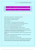 PGDL Public Law Exam Questions And Answers &vert;Latest 2025 &vert; Guaranteed Pass&period;
