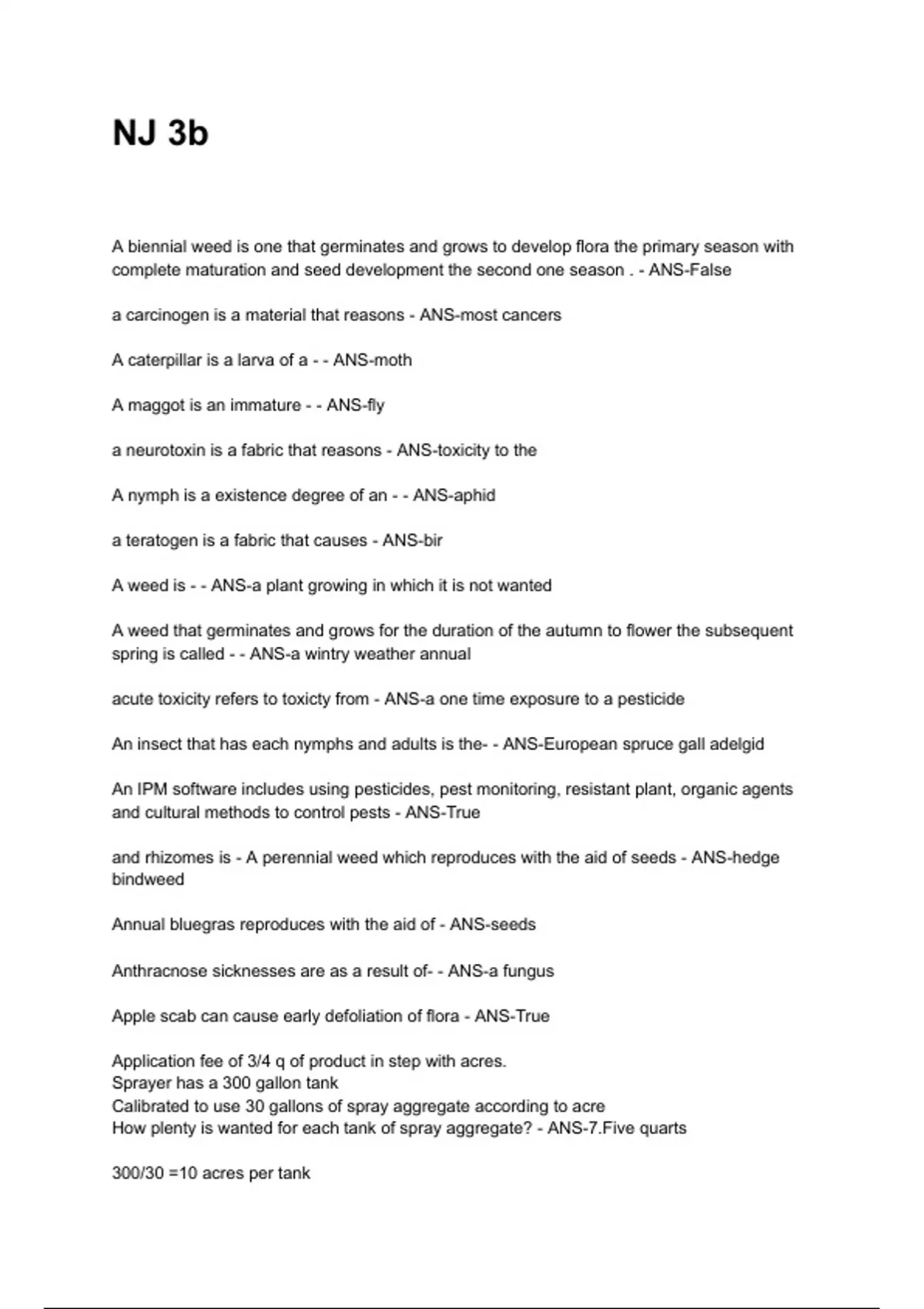 NJ 3b QUESTIONS WITH DETAILED VERIFIED ANSWERS (100% CORRECT ANSWERS ...