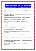 ALL WGU SLO1 &sol; WGU SLO1 PACKAGED EXAMS &excl;&excl;&excl;&excl;&excl;