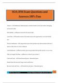 SOA IFM Exam Questions and Answers 100&percnt; Pass