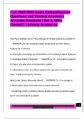 F-80 2024&sol;2025 Exam Comprehensive  Questions and Verified Answers &vert;  Accurate Solutions &vert; Get it 100&percnt;  Correct&excl;&excl; &vert; Already Graded A&plus; 