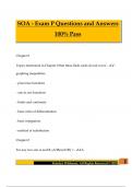 SOA - Exam P Questions and Answers 100&percnt; Pass