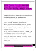 FCCS Practice Exam Q&sol;A 2024&sol;2025  Exam Questions and Answers 100&percnt;  Guaranteed Success &vert; Already Rated A&plus; 