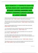 SNSA SONICOS 7&vert; COMPLETE EXAM SET ACTUAL EXAM 250&plus; QUESTIONS WITH DETAILED VERIFIED ANSWERS 100&percnt; CORRECT ANSWERS ALREADY GRADED A&plus; LATEST VERSION