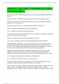 MEDICAL BILLING & CODING &lpar;ACTUAL&rpar; EXAM RATED A&plus;