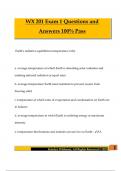 WX 201 Exam 1 Questions and Answers 100&percnt; Pass