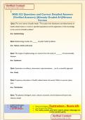 NSG 522 Questions and Correct Detailed Answers  &lpar;Verified Answers&rpar; &vert;&vert;Already Graded A&plus;&vert;&vert;Newest  Version
