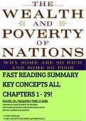 FAST reading summary &lpar;20 pag&period;&rpar; The Wealth and Poverty of Nations - David S&period; Landes - 9780393318883 - ALL chapters &plus; test bank Q&A &plus; key concepts explained