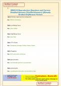 NSG210 Reproduction Questions and Correct  Detailed Answers &lpar;Verified Answers&rpar; &vert;&vert;Already  Graded A&plus;&vert;&vert;Newest Version