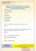 NSG2421 Lab&colon; Week 7 Questions and Correct  Detailed Answers &lpar;Verified Answers&rpar; &vert;&vert;Already  Graded A&plus;&vert;&vert;Newest Version