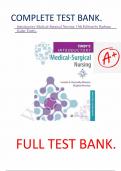TEST BANK for Timby's Introductory Medical-Surgical Nursing&comma; 13th Edition by Donnelly-Moreno&period;&vert;&vert;All Chapters 1-72 included&vert;&vert;Complete test guide latest edition&period;
