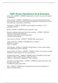 NSC Exam Questions And Answers 
