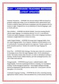 ELO1 &ndash; LANGUAGE TEACHING METHODS LATEST UPDATED