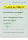 SPC1017 Final Zeigler Exam Questions And Answers &vert;Latest 2025 &vert; Guaranteed Pass&period;